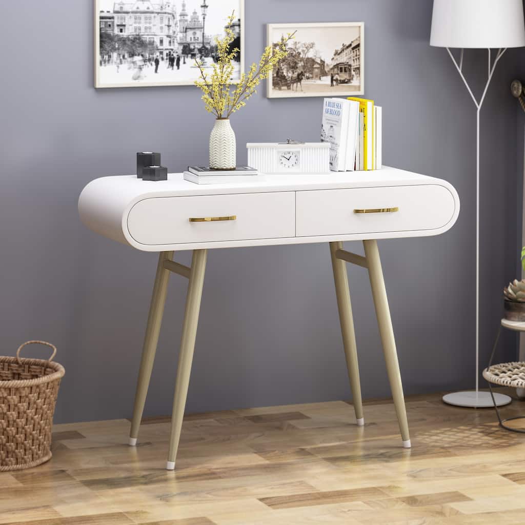 White Side Table Vanity Table Decorative Table Dressing Table