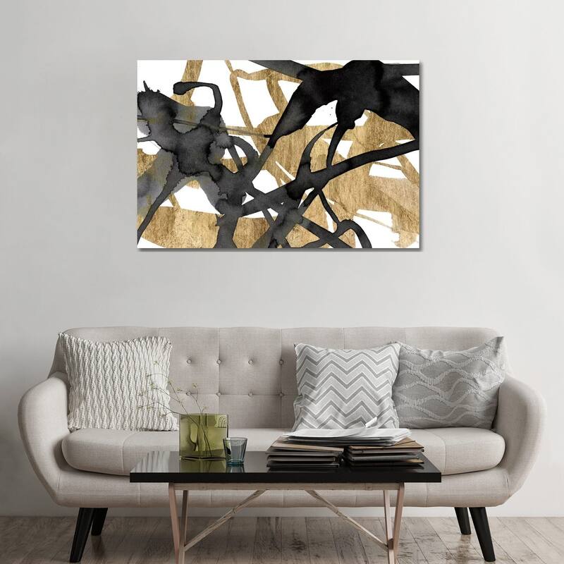 iCanvas "Luxe Gold I" by Jennifer Goldberger Canvas Print - 32x48x1.5