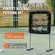 preview thumbnail 3 of 12, 9 Hole Baseball Net, Softball Baseball Training Equipment for Hitting Pitching Practice, Height Adjustable Trainer Aid