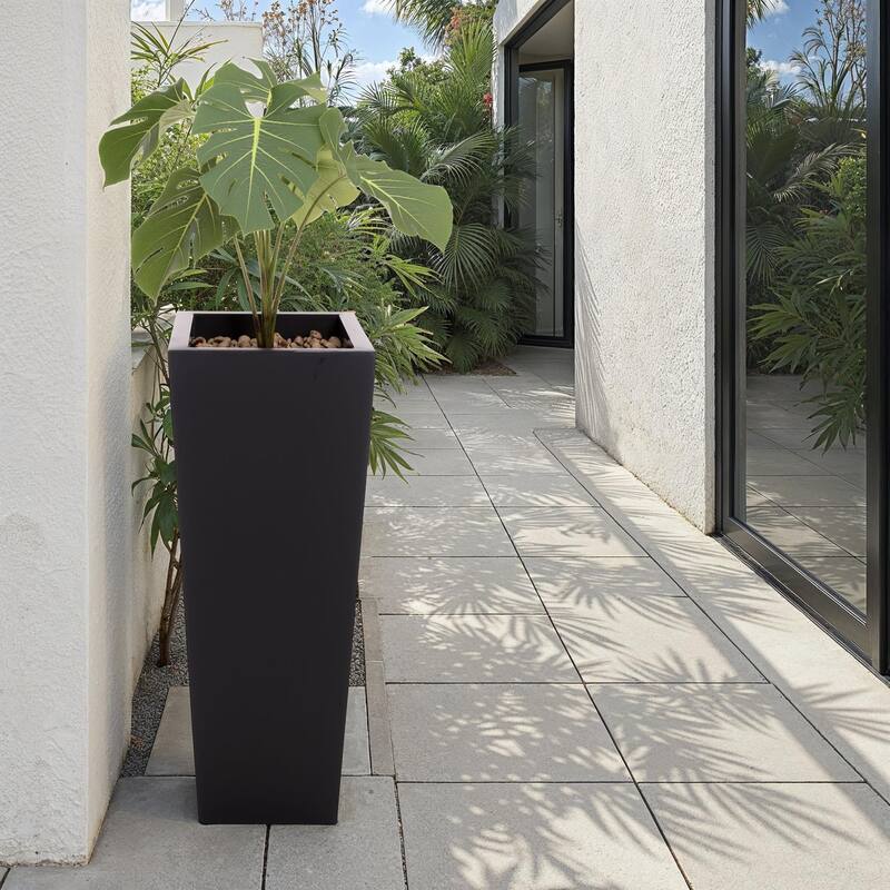 SAFAVIEH Outdoor Living Paloma Planter - 13"W x 13"D x 30"H