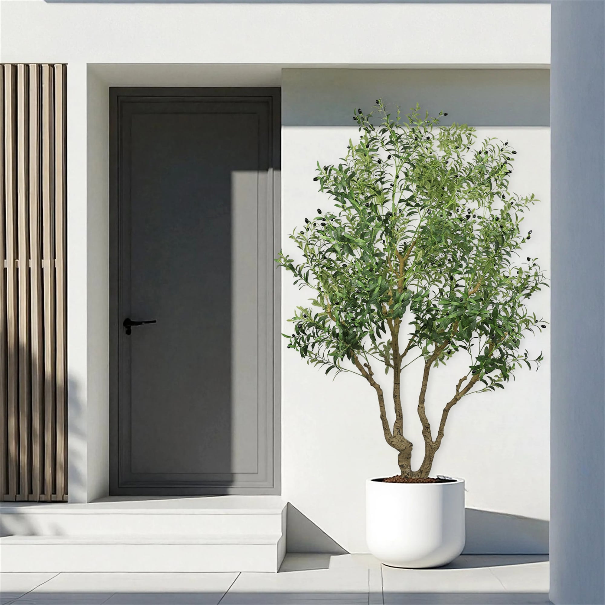 8FT Tall Artificial Olive Tree