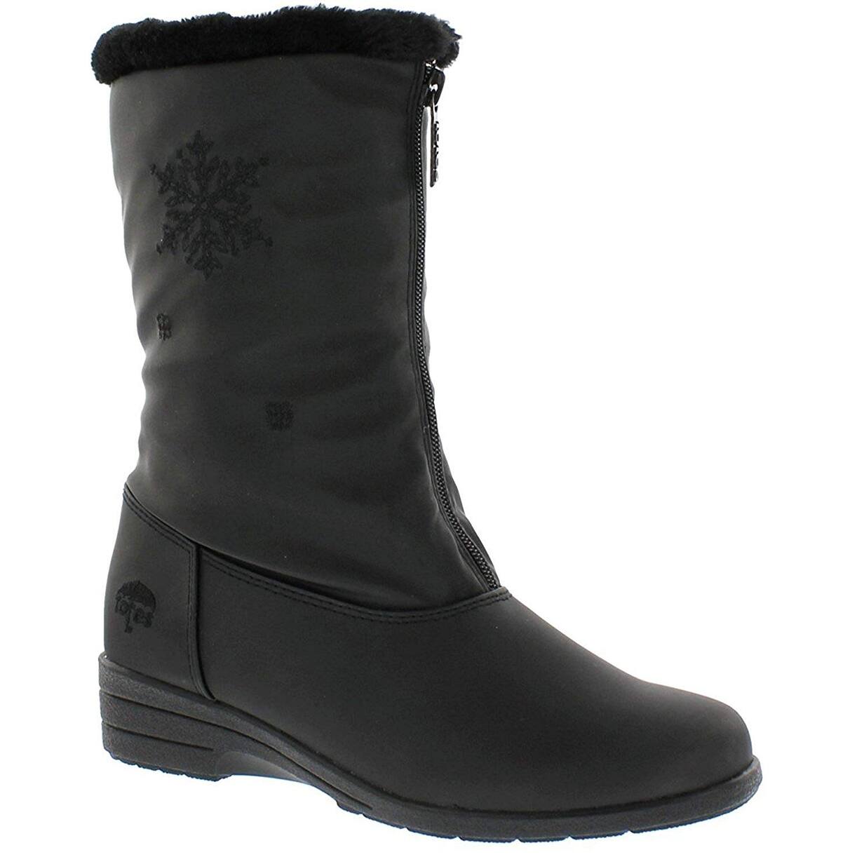totes womens wide width snow boots