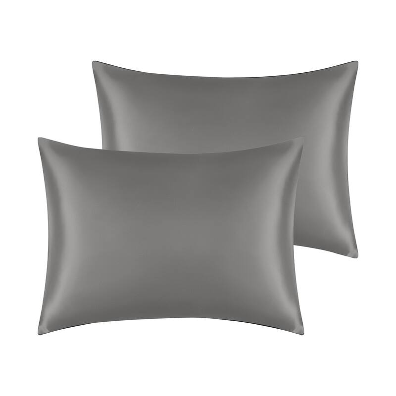 Satin Comfortable Envelope Closure Standard Pillowcase 2 Pcs