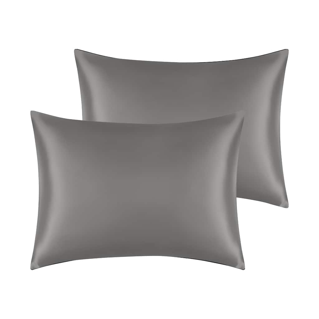 Satin Comfortable Envelope Closure Standard Pillowcase 2 Pcs