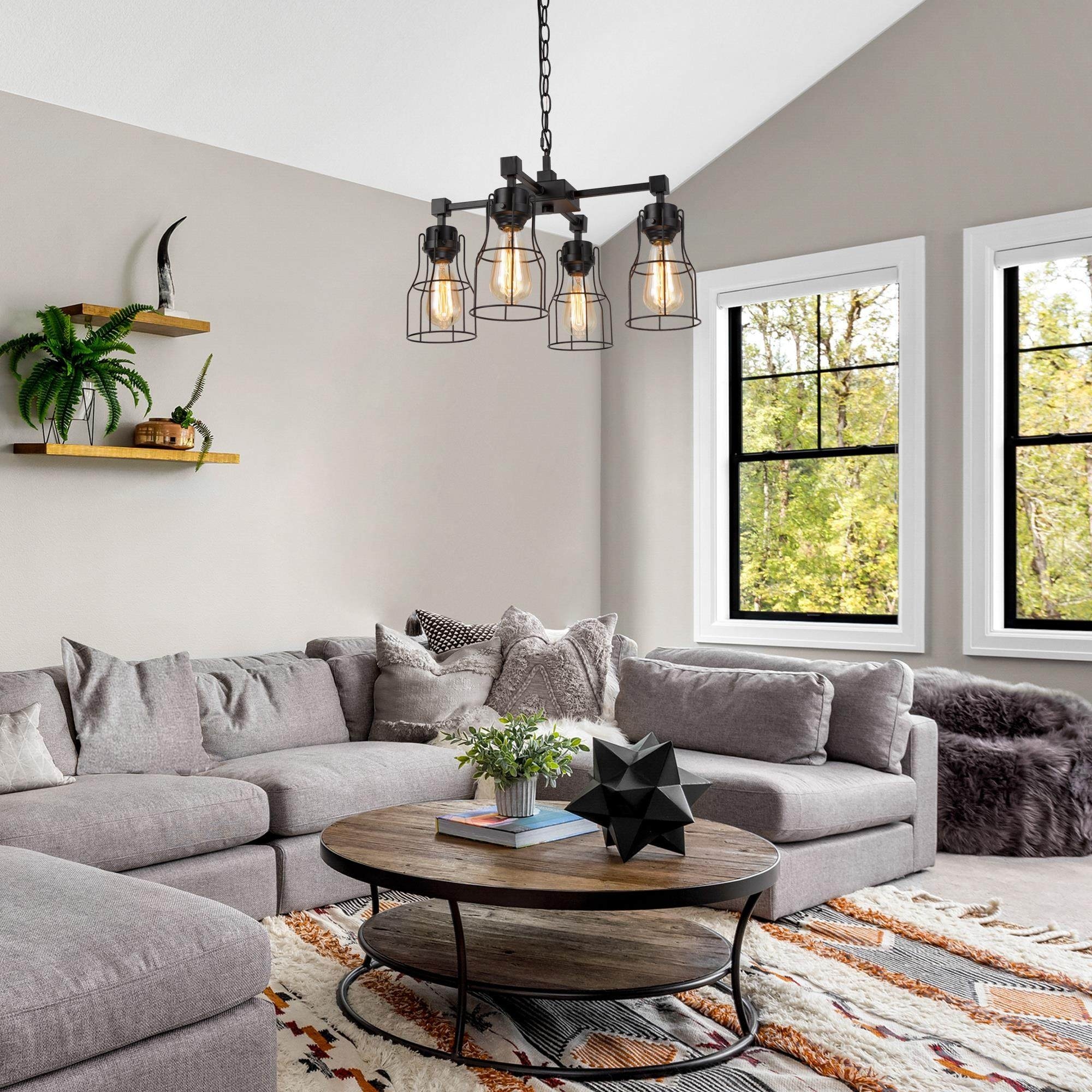 Modern-Farmhouse-4-Light-Black