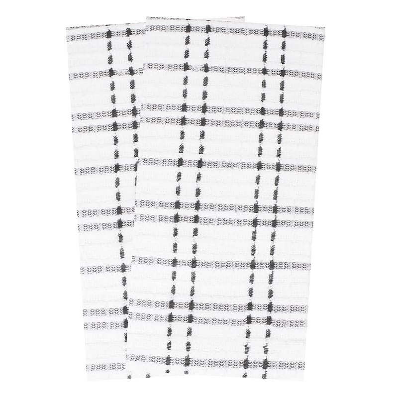 RITZ Royale Check Cotton Kitchen Towels (Set of 2)
