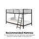 preview thumbnail 18 of 17, Avenue Greene Eliza Small Space Twin over Twin Metal Bunk Bed