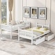 preview thumbnail 4 of 7, Twin over Full Bunk Bed with Drawers, Staircase, and Convertible Daybed Option