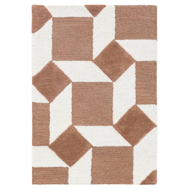 Terra by Obeetee Retro Nova Rug - 2'x3' - Straw Stripe