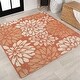 preview thumbnail 76 of 119, JONATHAN Y Marvao Modern Floral Textured Weave Indoor/Outdoor Area Rug