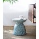 preview thumbnail 6 of 5, A&B Home 16-inch Mosaic Tile Chalice Stool