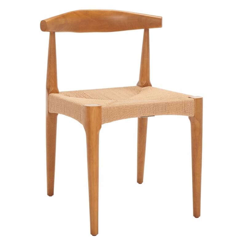 SAFAVIEH Ura Tropical Coastal Boho Woven Dining Chair - 22 In. W x 21 In. D x 30 In. H - 22Wx21Dx30H