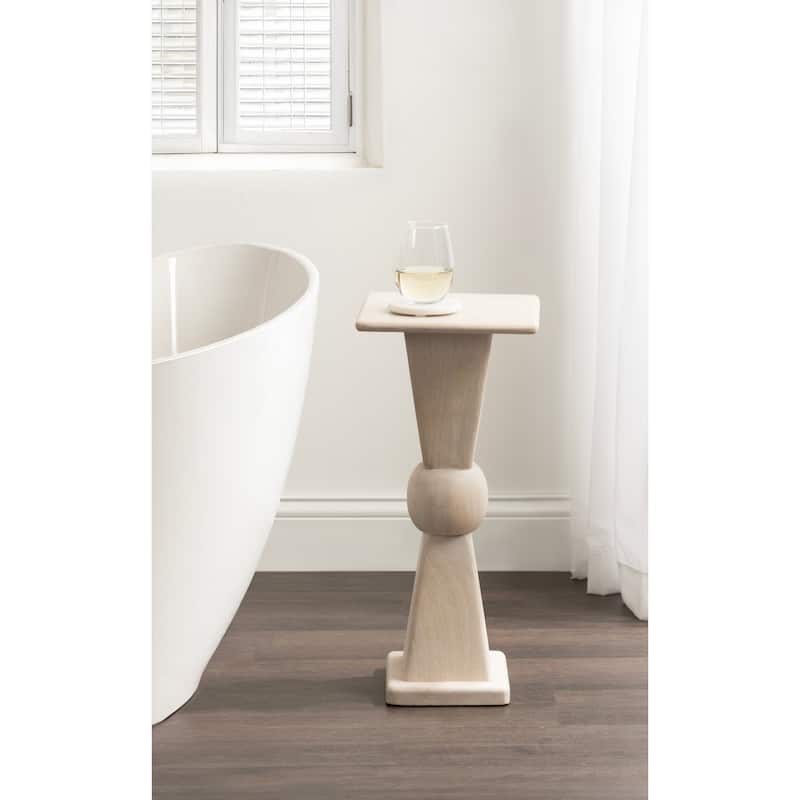 Kate and Laurel Gaeta Wood Drink Table