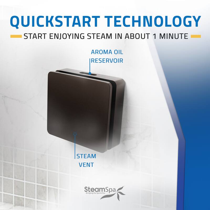 Oasis Series 6000-Watts Steam Generator with Continuous Steam Plus Fully Wireless Handheld Control