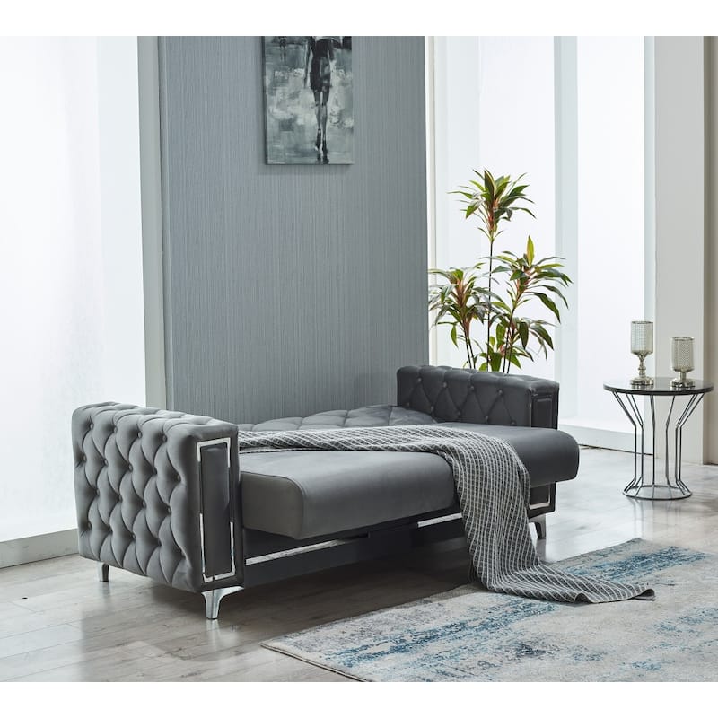 Barbados 4-Pieces Comfortable Sleeper Modern One Sofa One Loveseat Two Chair Living Room Set