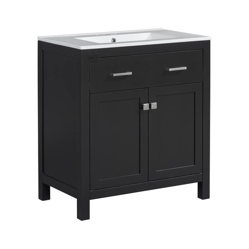 60" Modern Bathroom Vanity Set with Double Vanities