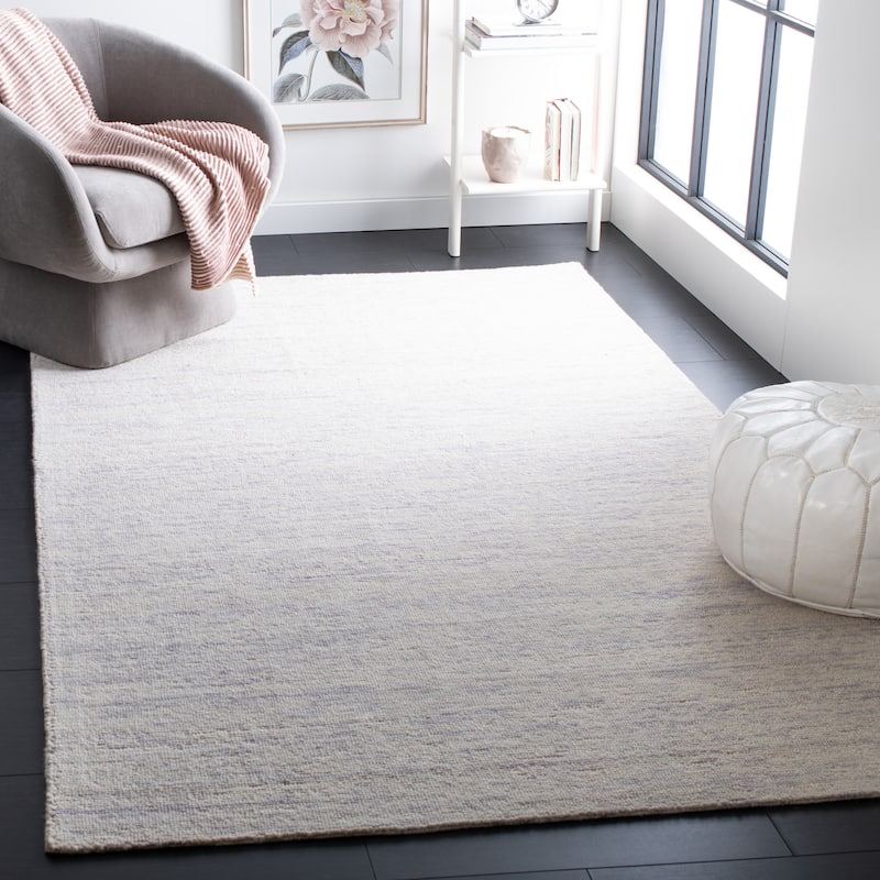 SAFAVIEH Handmade Himalaya Joanneke Modern Wool Rug - 3' x 5' - Silver