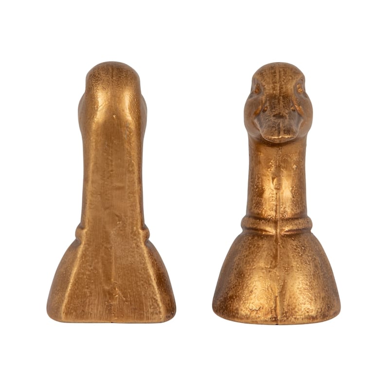 Cast Iron Duck Bookends