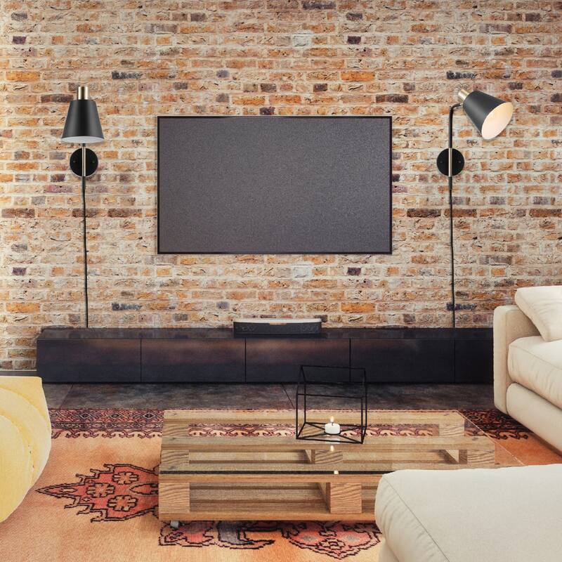 Bellevue GEWS12811 Draco Single Light 14" Tall Hardwired or Plug-In