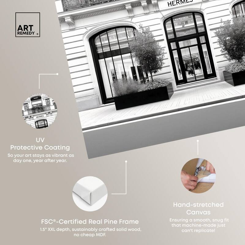 Lux Store Front Canvas by Art Remedy, Gallery Wrapped