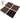 Patio Floor Tiles - Set of 6 Wood/Plastic Composite Interlocking Deck Tiles by Pure Garden (Mocha Woodgrain)