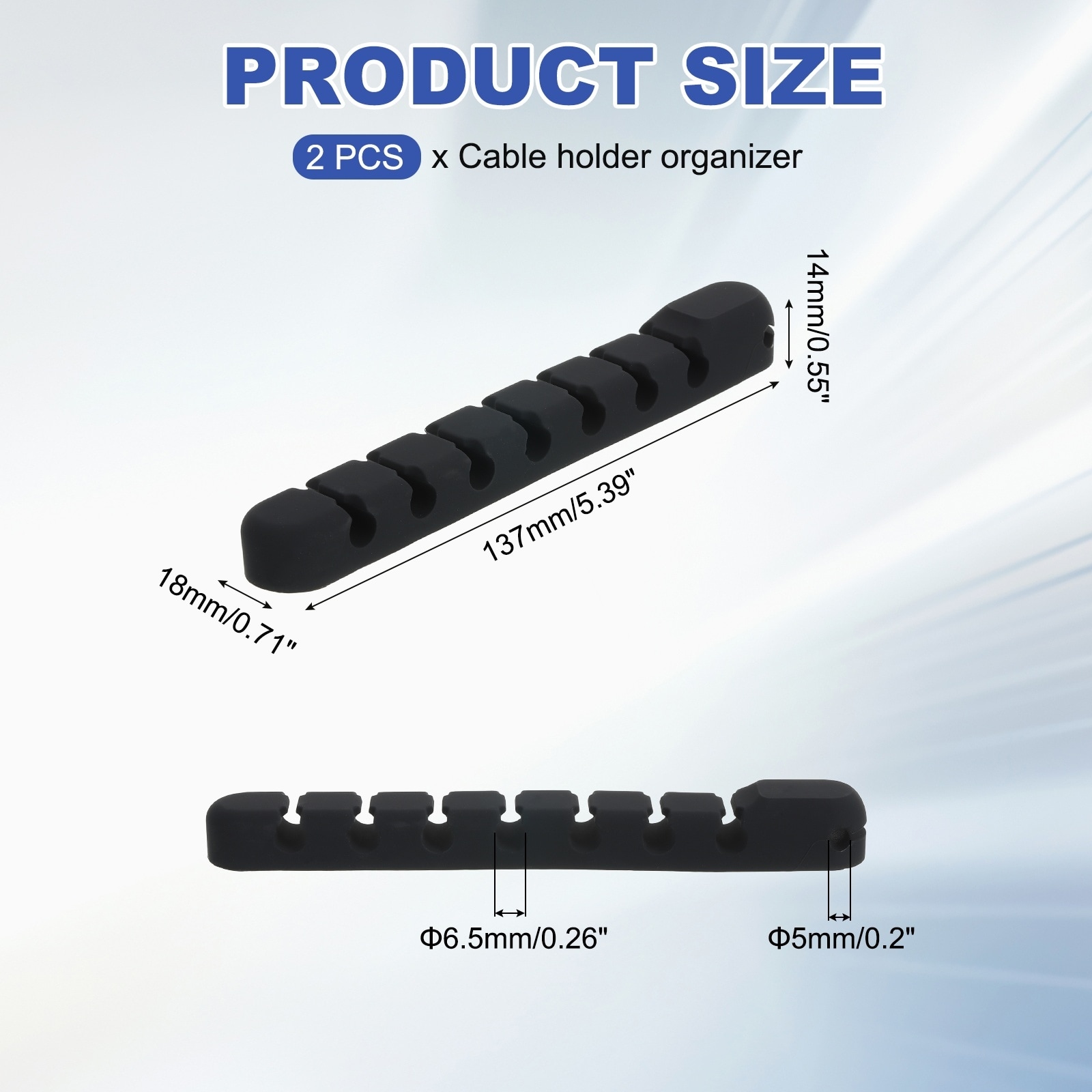 Cable Clip White Wire Holder Cord Organizer Adhesive Cable Keeper