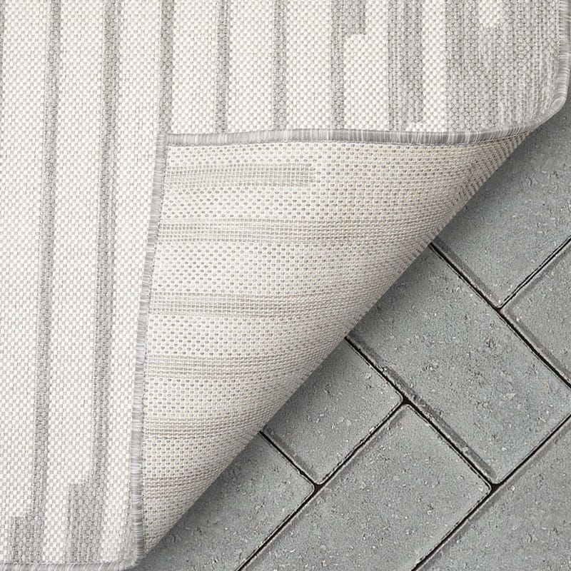 Well Woven Medusa Alder Indoor Outdoor Striped Modern Area Rug