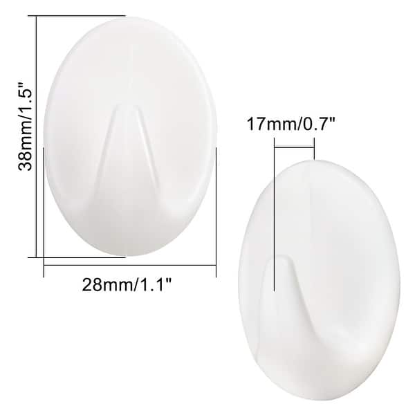 Shop Strong Self Stick Nail Free Wall Hooks Hanging Coats For
