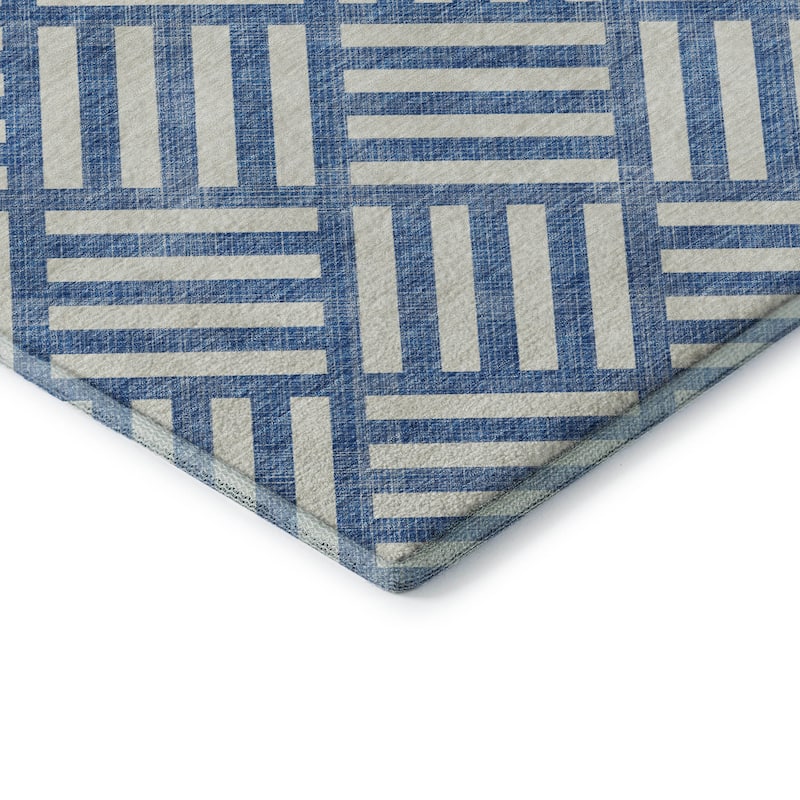 Premium Washable Super Soft Contemporary Mosaic Mayfield Rug
