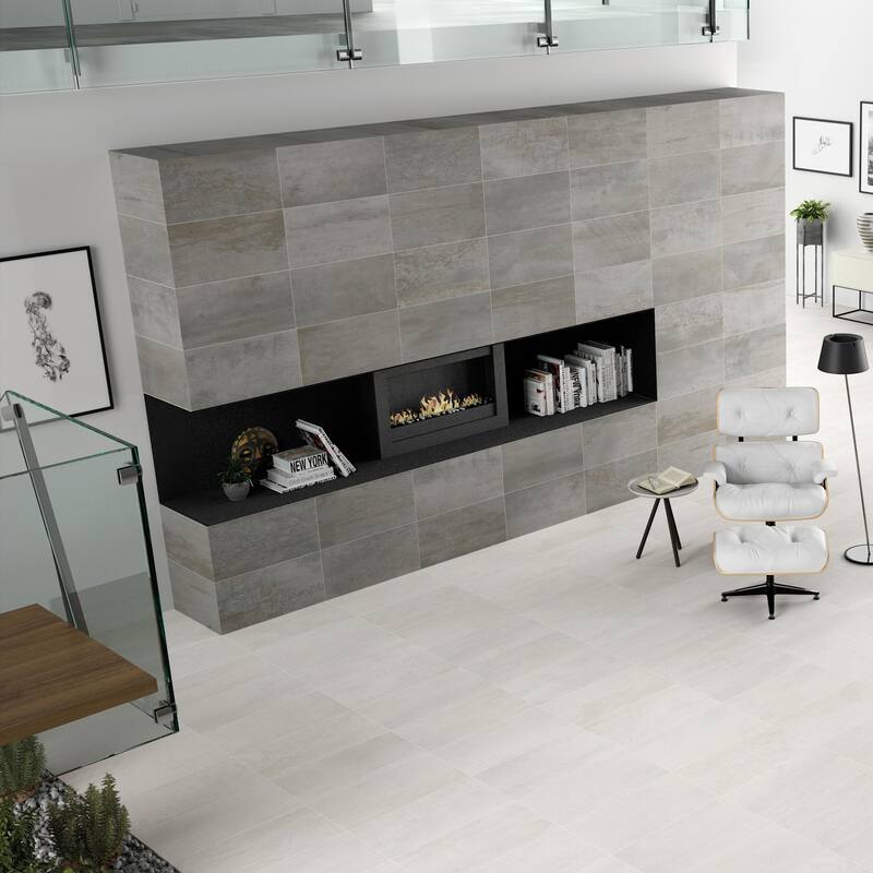 Ackland AKNPTVAN12X24M-PL Vante - 12" x 24" Porcelain Solid Floor Tile