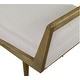 preview thumbnail 3 of 2, Uttermost Waylon 60" Wide Urban Mid-Century Modern Upholstered Bed