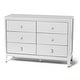 preview thumbnail 9 of 13, Little Seeds Aster 6-Drawer Dresser True White
