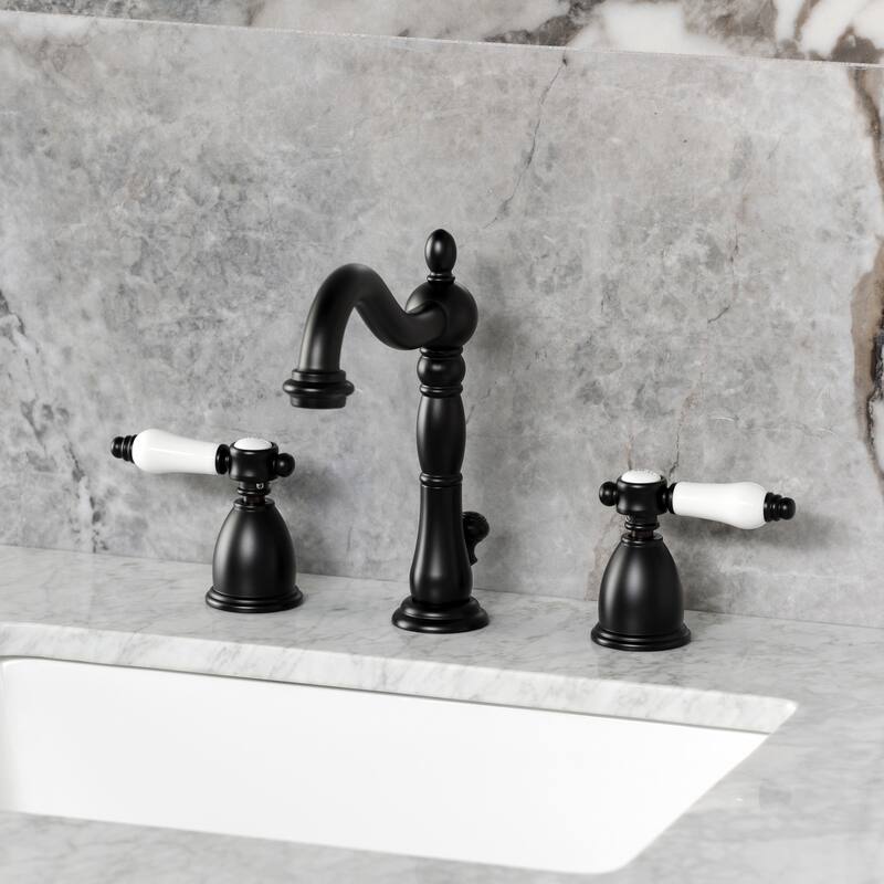 Kingston Brass Bel-Air Widespread Bathroom Faucet with Brass Pop-Up