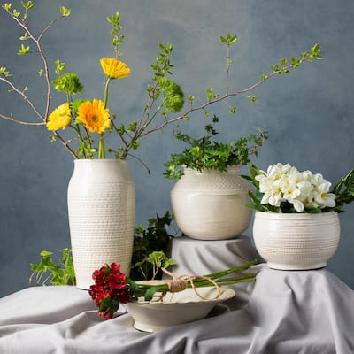 Damien Ceramic Medium Size Decorative Vase
