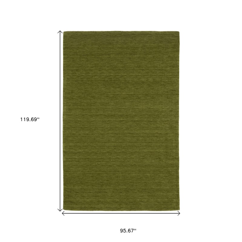 HomeRoots Solid Color Casual Rectangle Area Rug