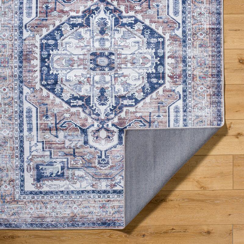 Livabliss Georgina Traditional Washable Area Rug