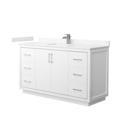 Wyndham Collection WCF1111-60S-VCA-MXX Icon 60" Free Standing Single