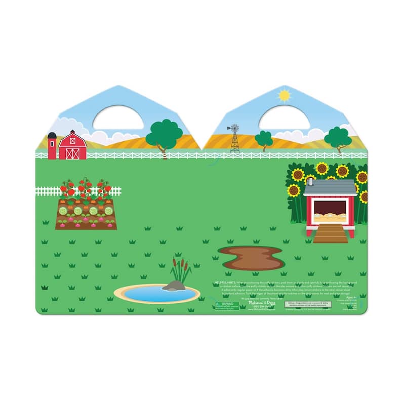 Melissa & Doug Puffy Sticker Play Set - On the Farm
