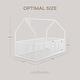 preview thumbnail 5 of 19, Kids House Gated Floor Bed Twin Size for 5+ by Comfy Cubs