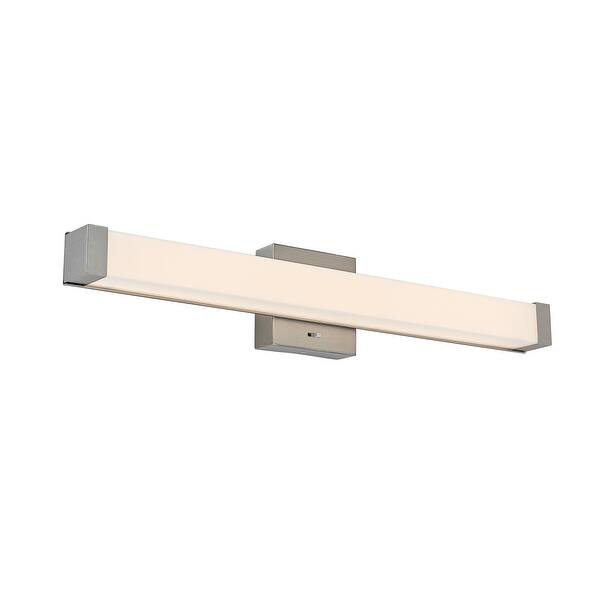 slide 2 of 19, 25 Inch LED BATHROOM VANITY LED LIGHT with Acrylic shade 25W Oril Rub Bronze