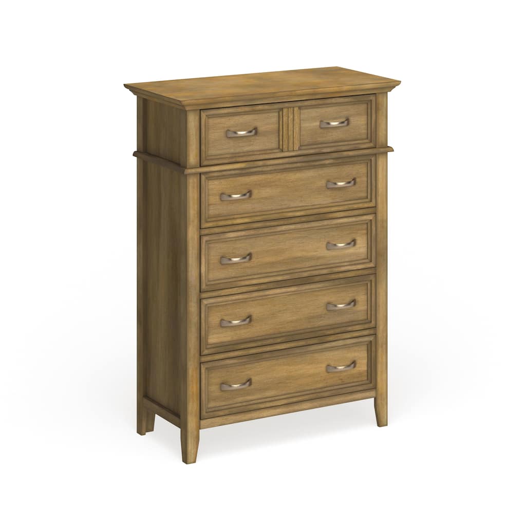 Furniture of America Reas Rustic Oak Solid Wood 6-drawer Chest