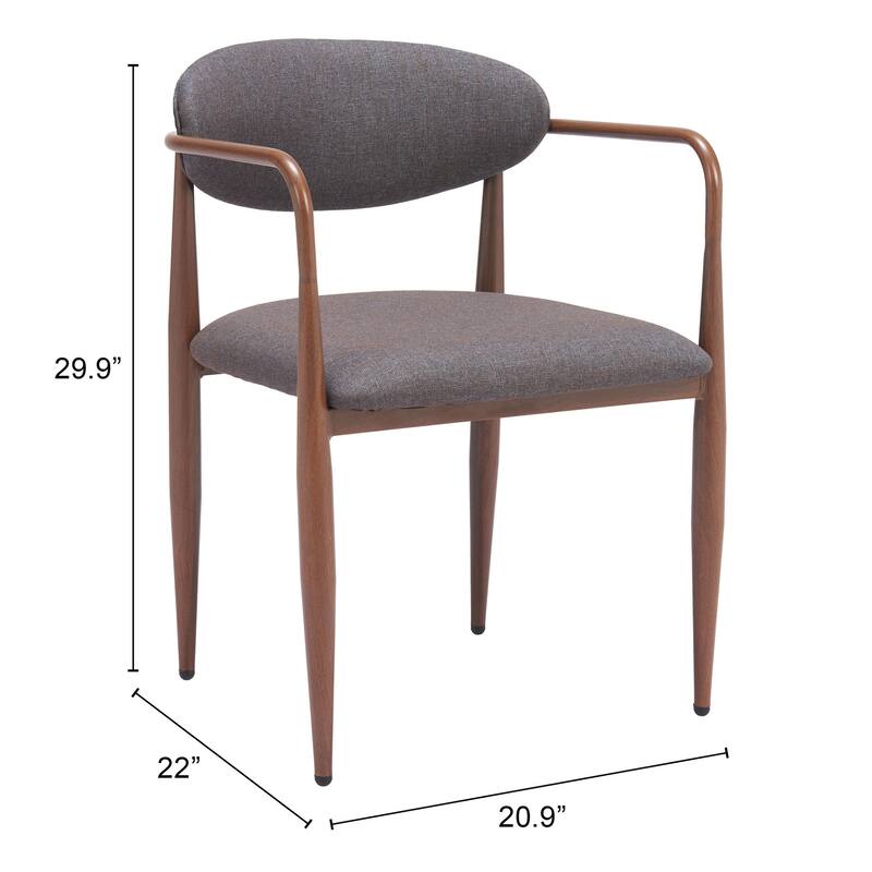 Zens Dining Chair Truffle Gray