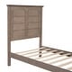 preview thumbnail 23 of 30, Farmhouse Wooden Platform Bed with Panel Headboard for Teen Room