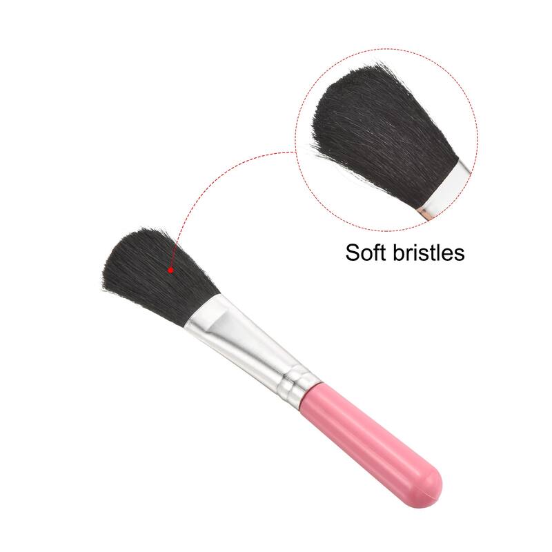 Succulent Cleaning Brush 4Pack 125mm Black Plant Brush for Garden Pink