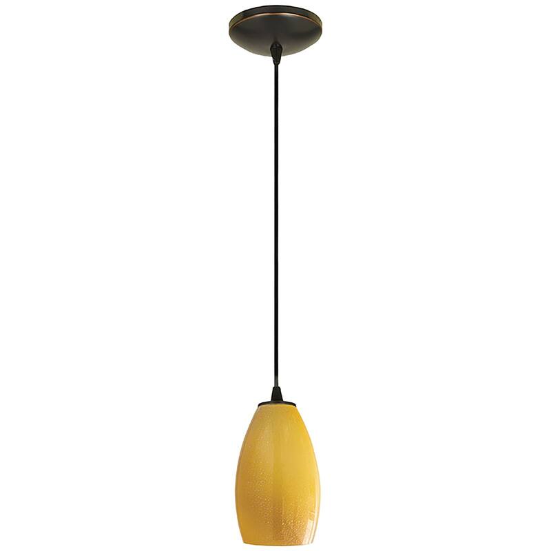 Access Lighting Champagne 1 Light LED Pendant - 5" Wide with Maya