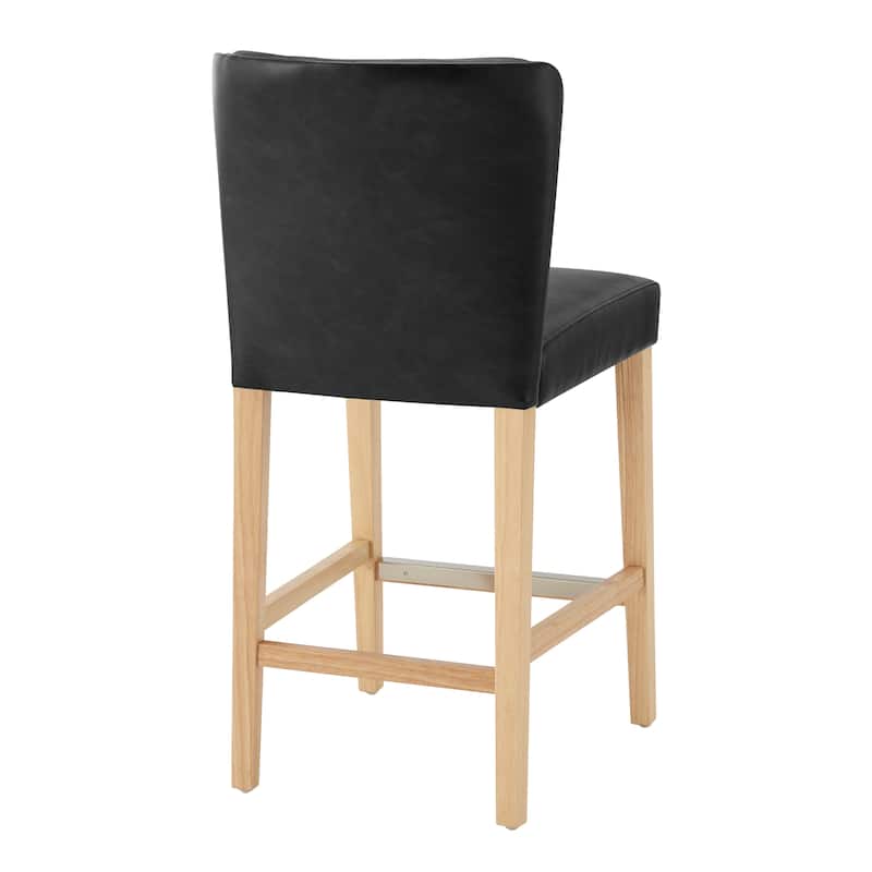 NPD Furniture Albie KD Faux Leather Counter Stool