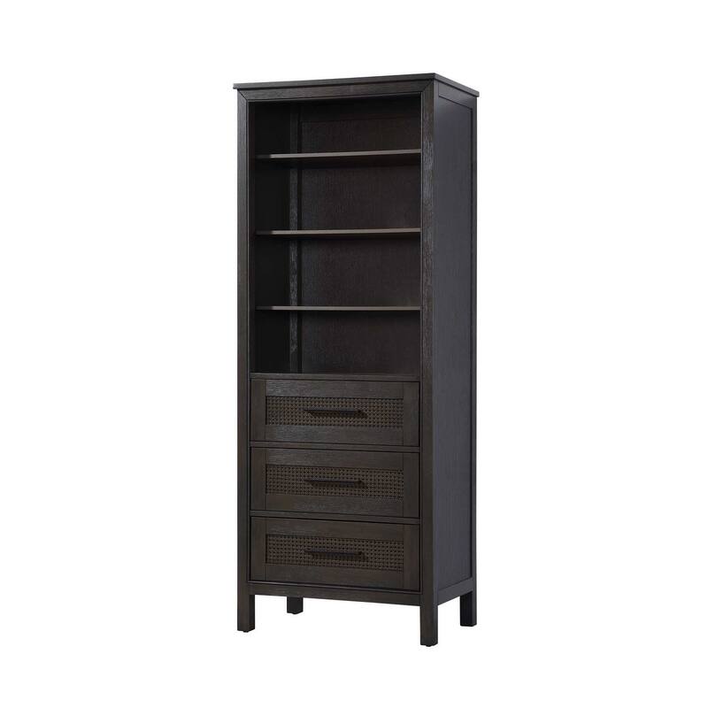 Winslow 16-28 Inch Open Shelving Bath Storage Cabinet
