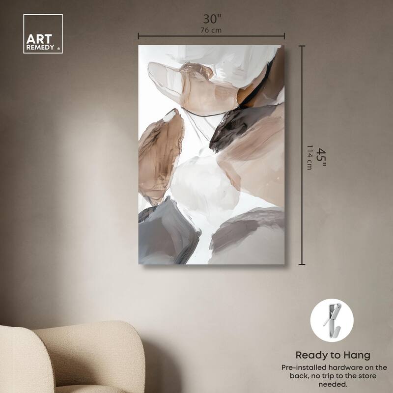Sedimentary Hues I Canvas by Art Remedy, Gallery Wrapped