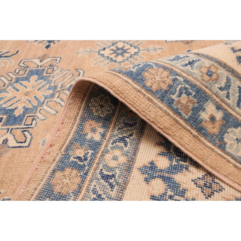 ECARPETGALLERY Hand-knotted Finest Ghazni Tan Wool Rug - 9'10 x 13'7