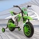 preview thumbnail 45 of 47, 12V Kids Motorcycle Ride-On with Durable Build, Training Wheels, and Comfortable Seating for Ages 3-6